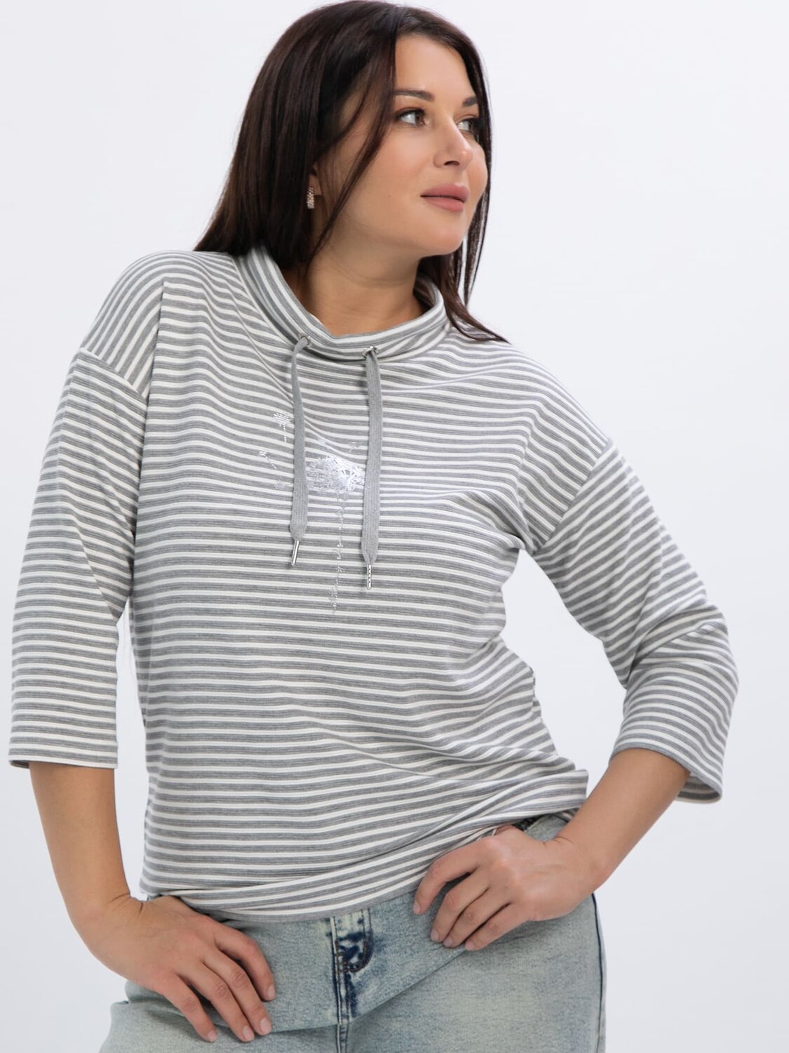 LT Collection Блуза 612902 Б16511-4М Серый