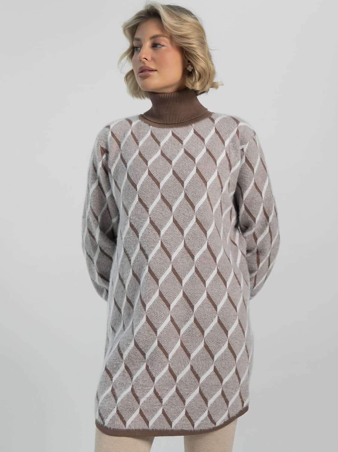 LT Collection Джемпер 612907 Б16551-5М Коричневый