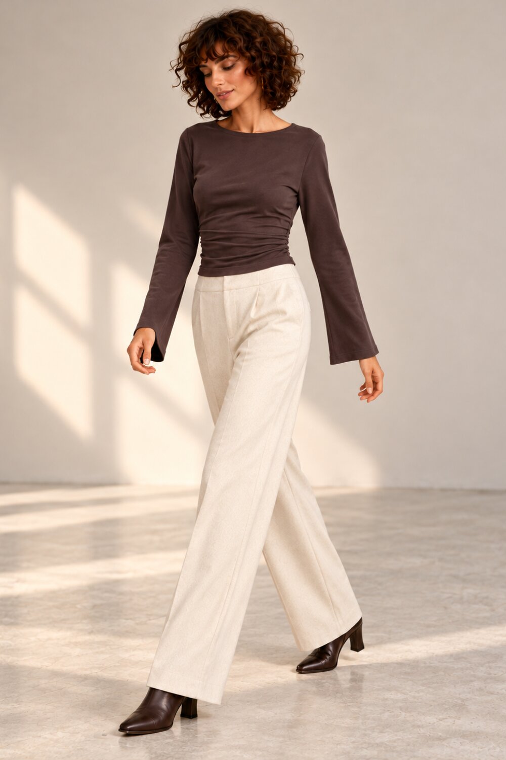 Lika Dress Лонгслив 612936 10861 Коричневый