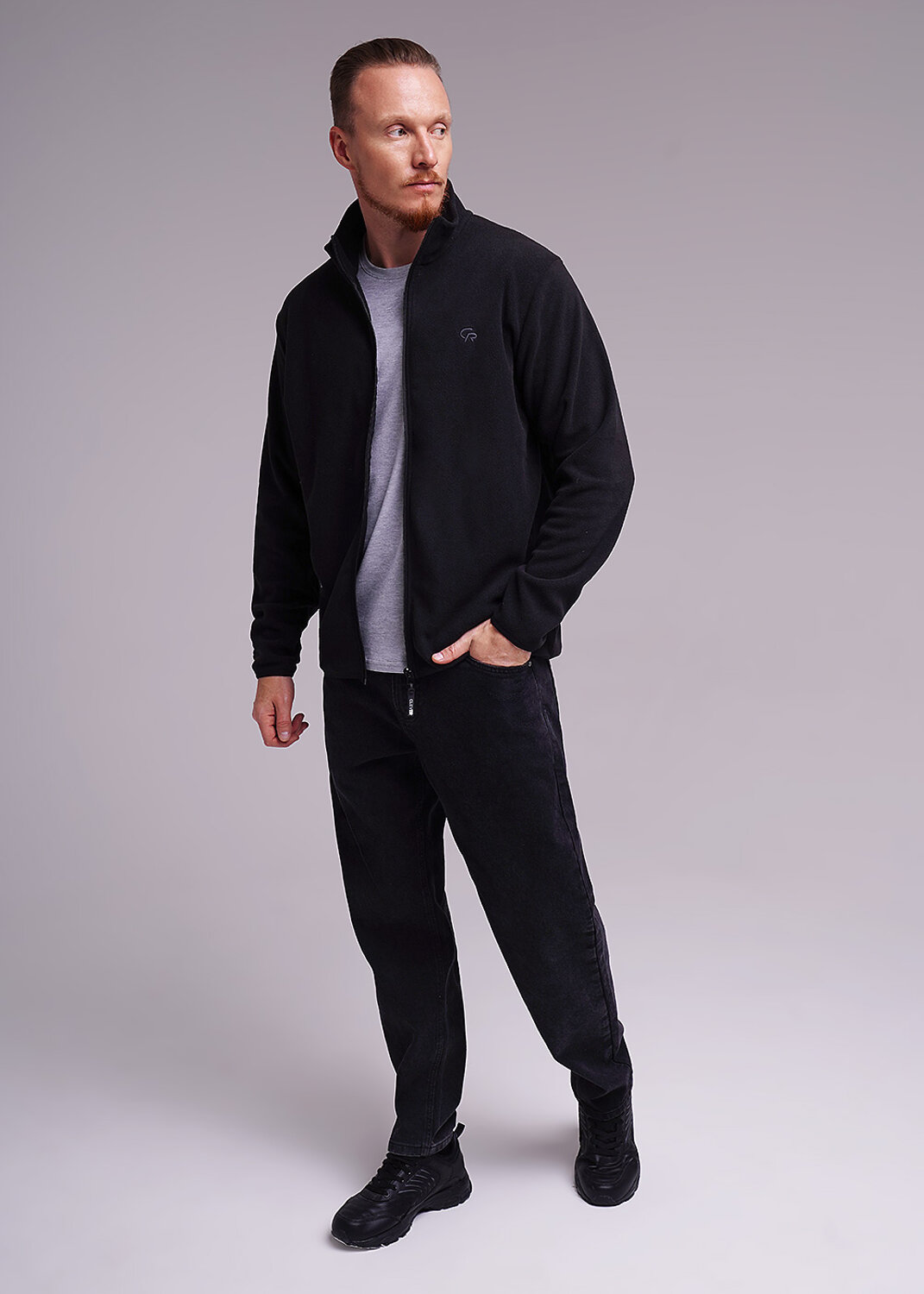 CLEVER Куртка 613068 662362л maxi(макси) чёрный