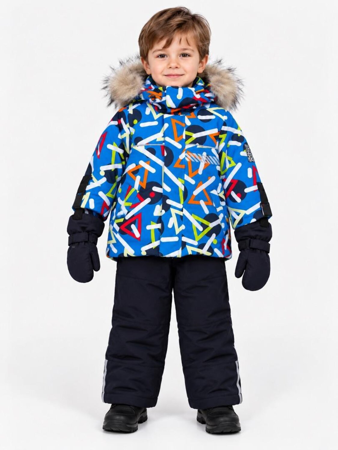 BATIK Комплект 613285 0336-27з-8 Треугольники голубой/синий