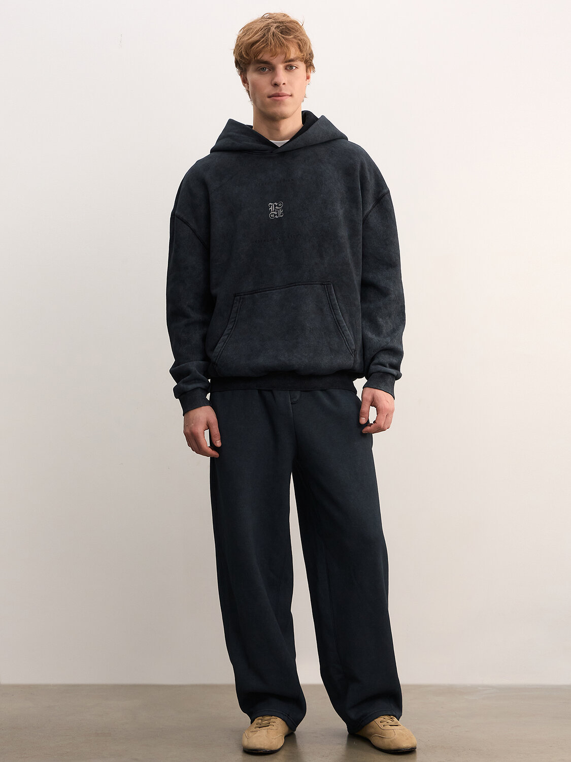 MARK FORMELLE Брюки 613302 181314 ACID WASH черный