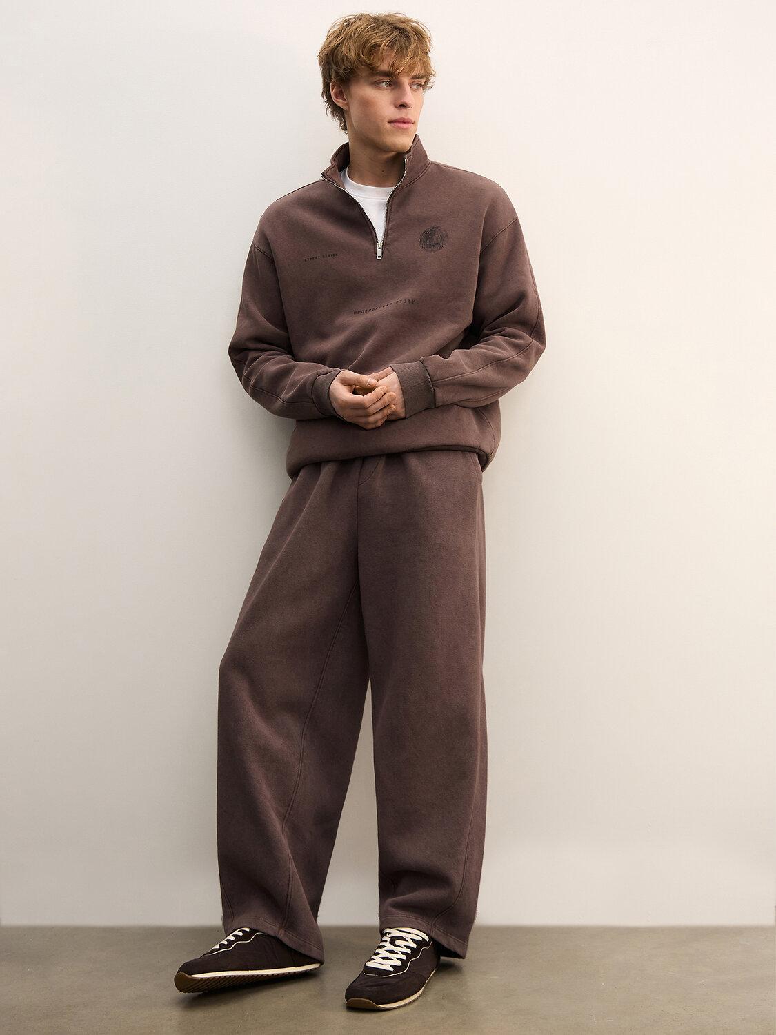 MARK FORMELLE Брюки 613303 181314 ACID WASH коричневый