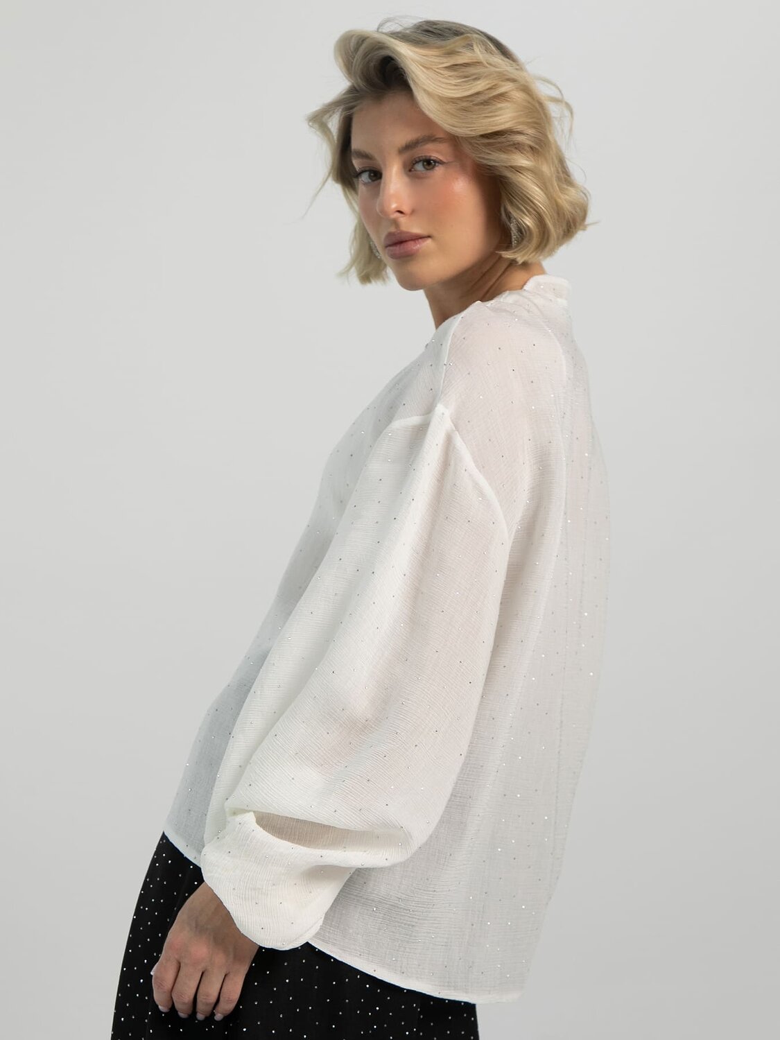 LT Collection Блуза 613371 Б16456-39М Белый