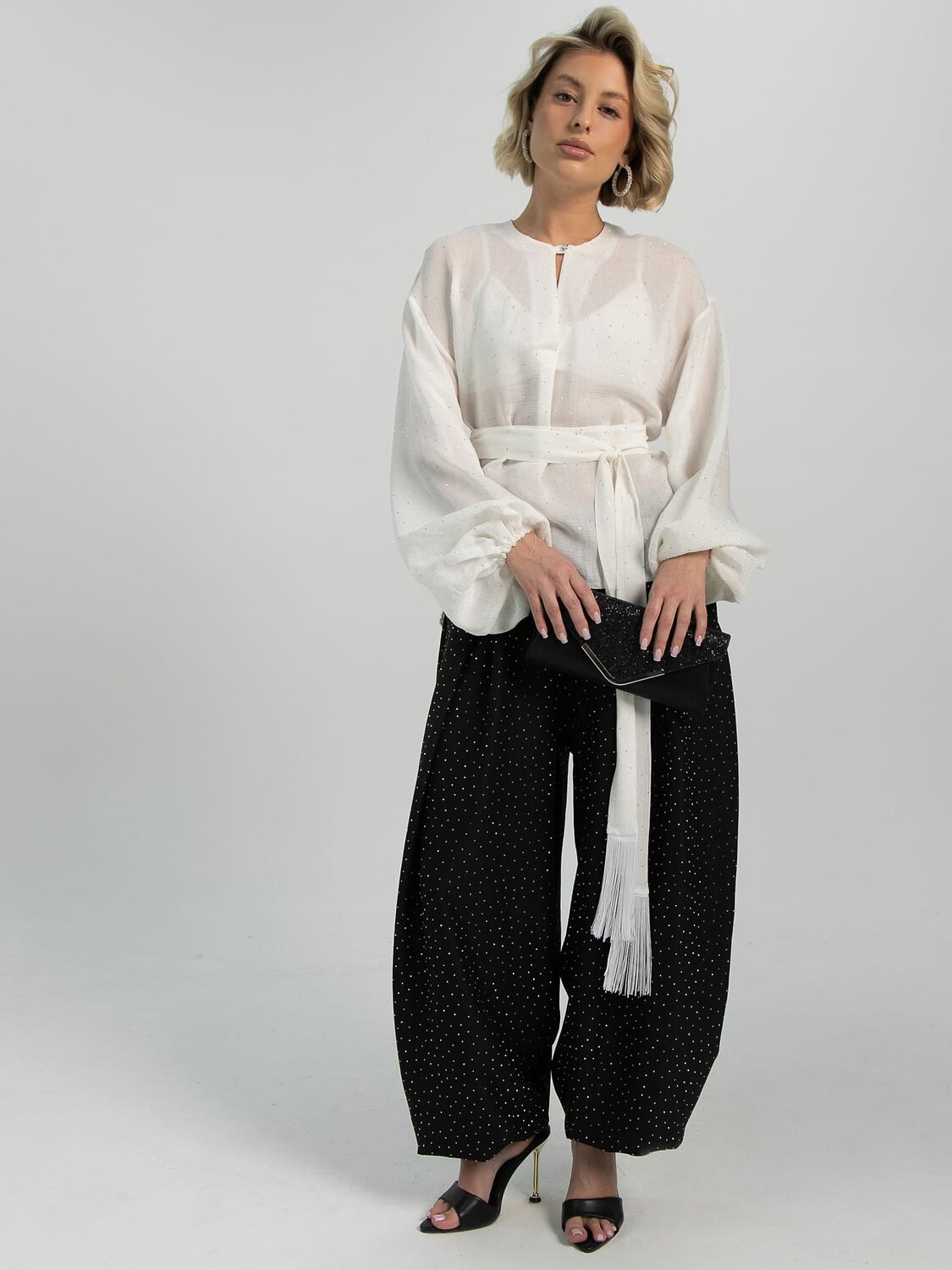 LT Collection Блуза 613371 Б16456-39М Белый