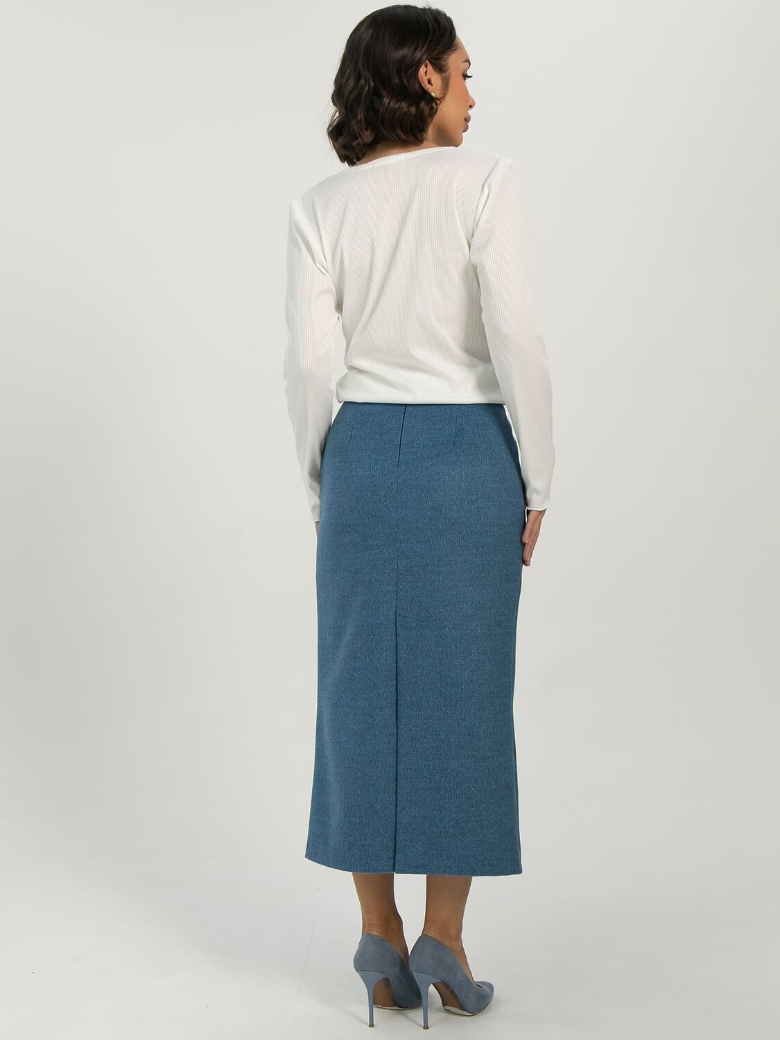 LT Collection Юбка 613379 Ю16519-16М Голубой