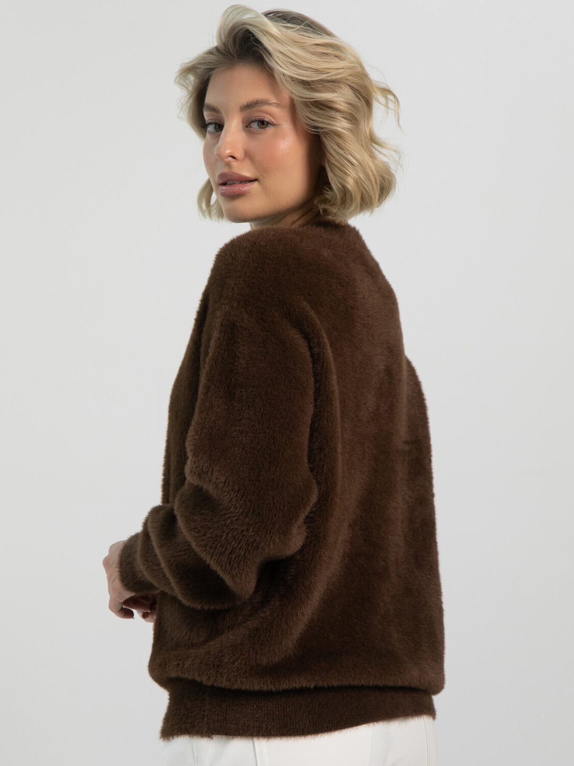 LT Collection Джемпер 613385 Б16550-5М Коричневый