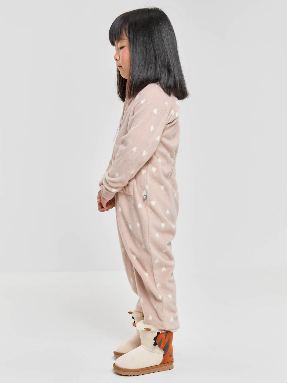 CROCKID Комбинезон 613537 ФЛ 60005/н/13 ГР бежевый, сердечки