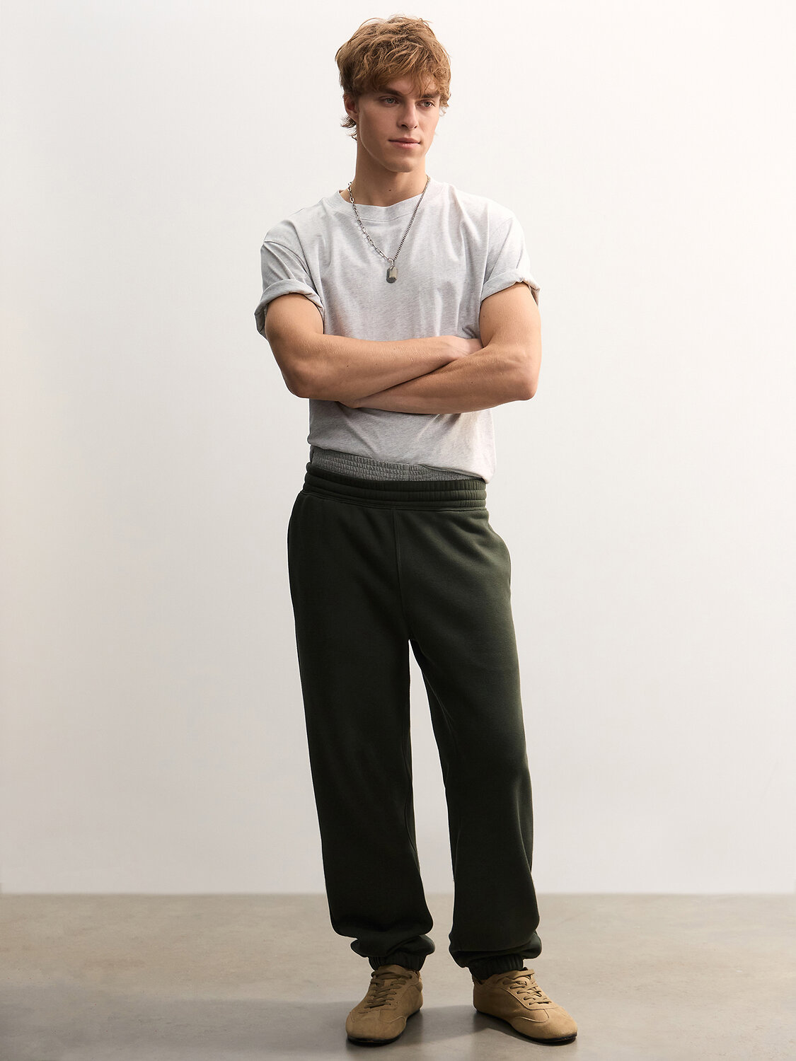 MARK FORMELLE Брюки 613585 181256-2 темный хаки