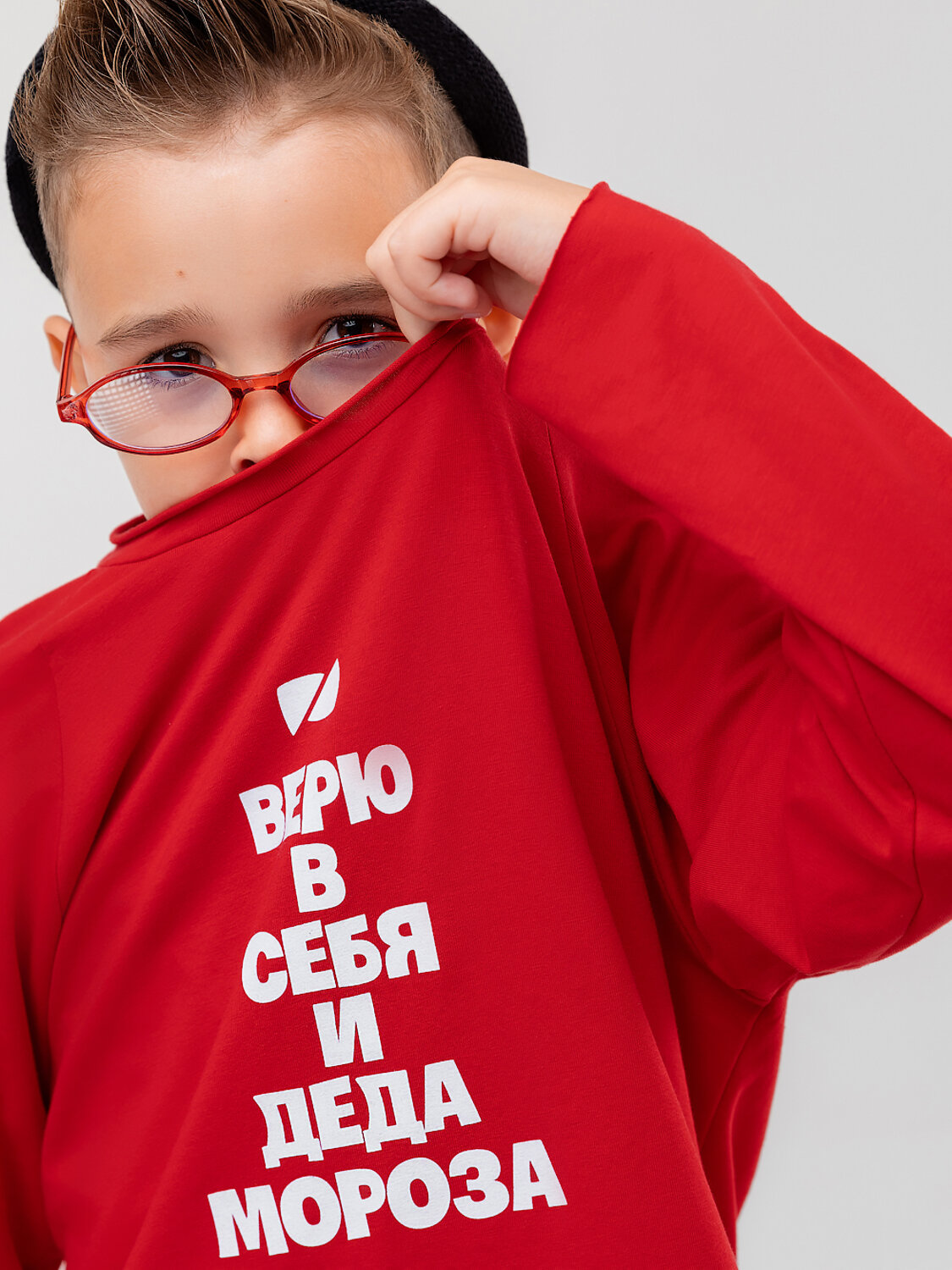 Bodo Лонгслив 613705 7-312MU красный (белый)