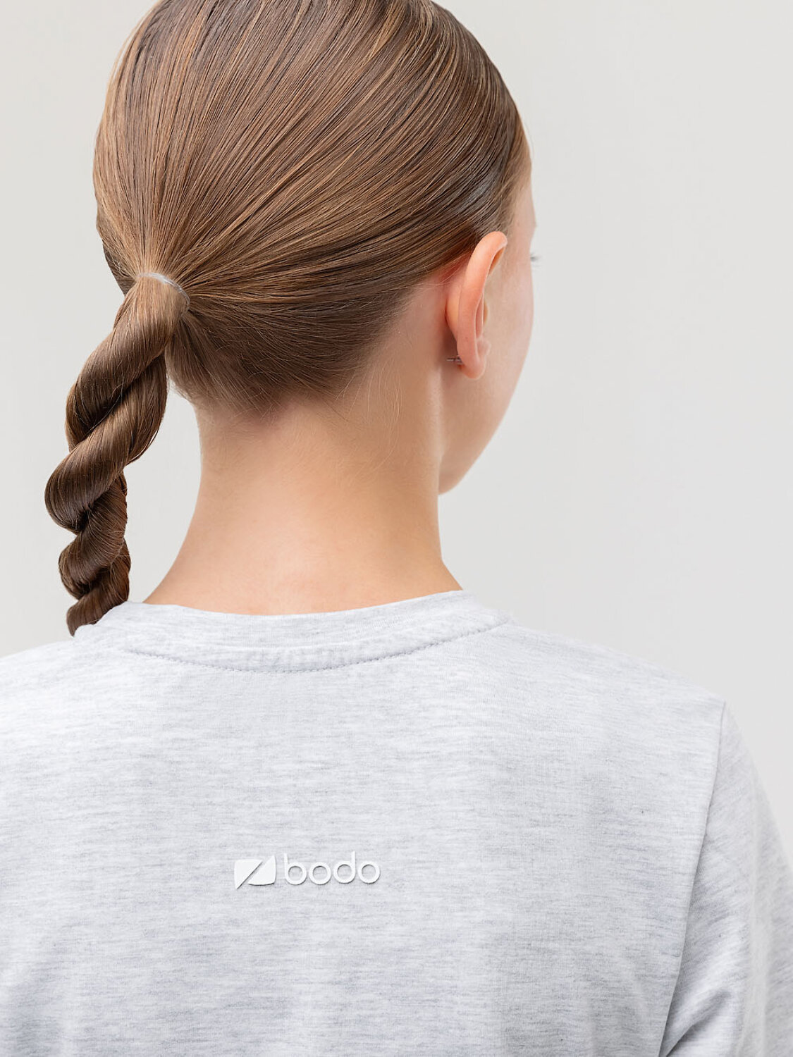 Bodo Футболка 613727 36-163MU серый меланж