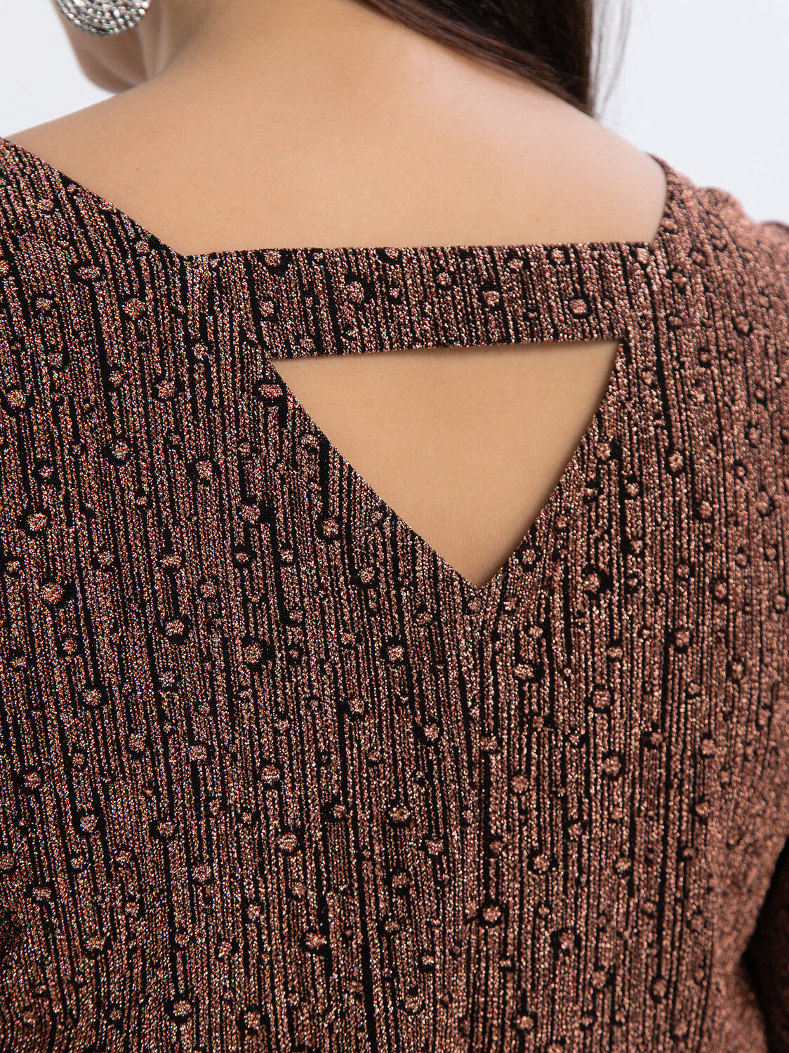 LT Collection Блуза 613800 Б16524-13М Коричневый