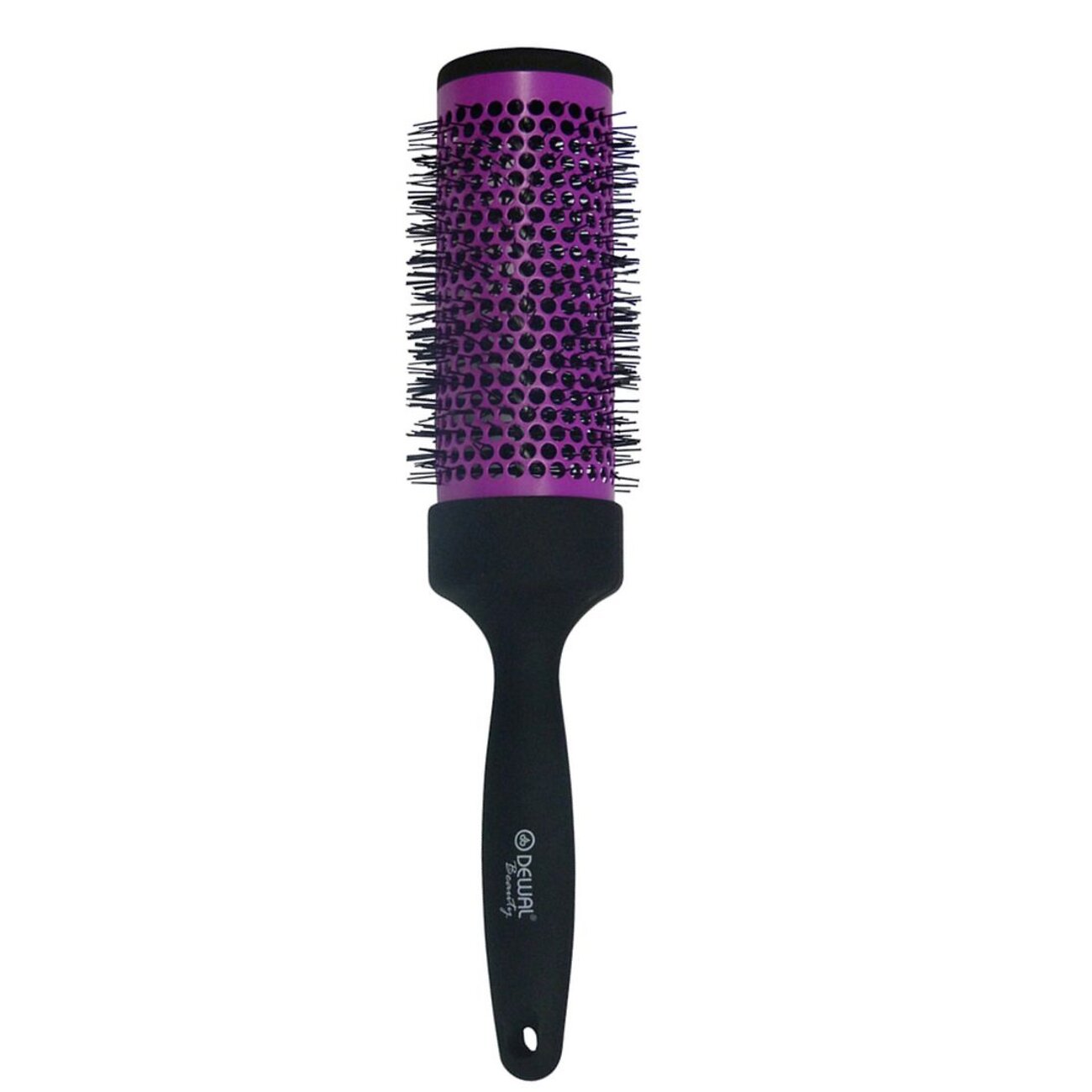 Dewal Beauty Брашинг для волос с покрытием Soft touch / Грация DBBR45, d 45 мм, черный 613887 4640 