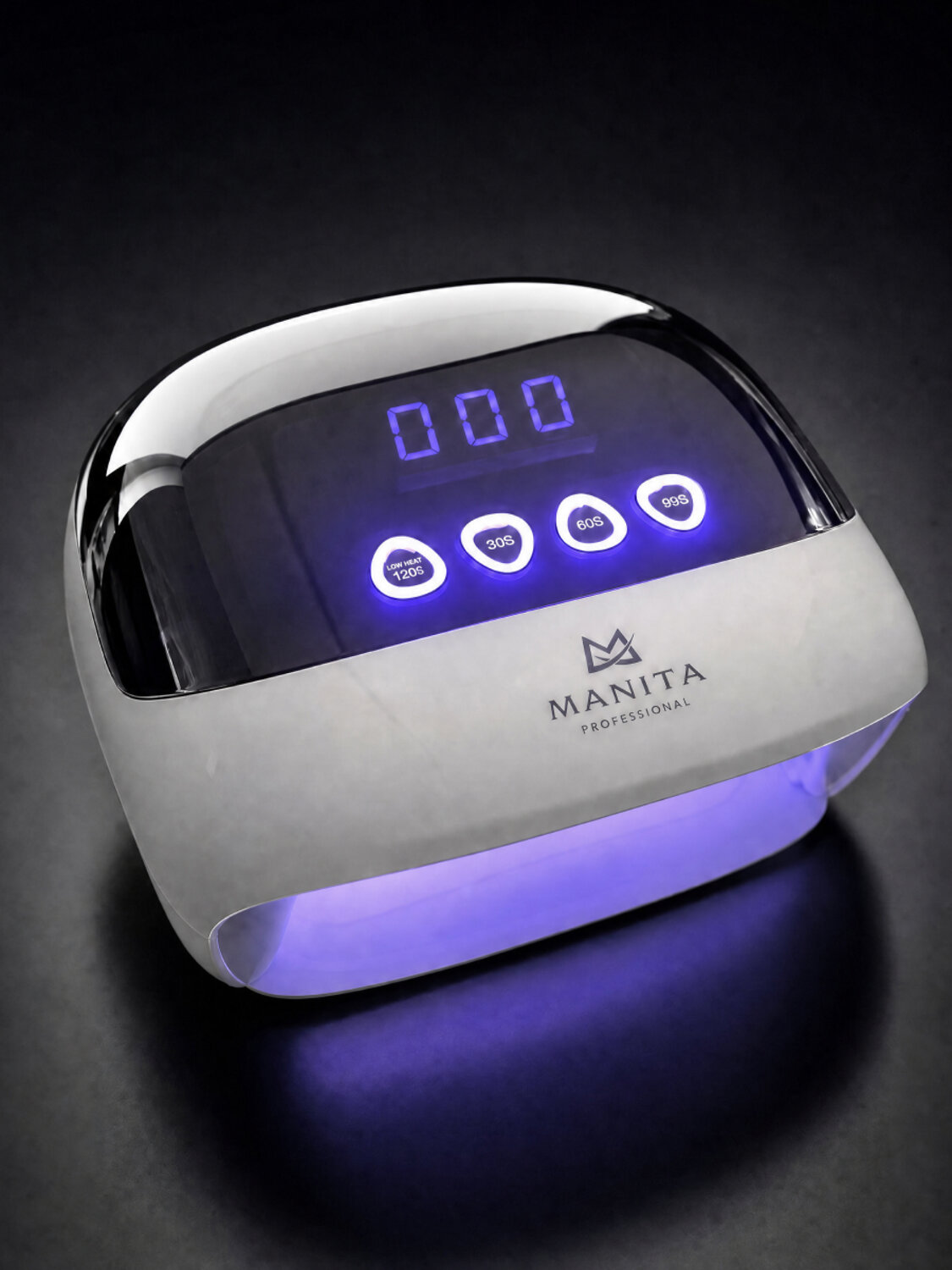 MANITA Лампа для маникюра и педикюра профессиональная / Aura gloss MP-118 LED/UV, 256 Вт, белый 613898 28726 
