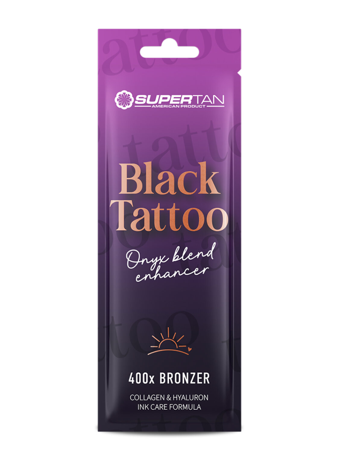 SuperTan Крем-бронзатор для солярия с защитой татуировок / Black Tattoo 400x Bronzer, 15 мл 613920 28627 