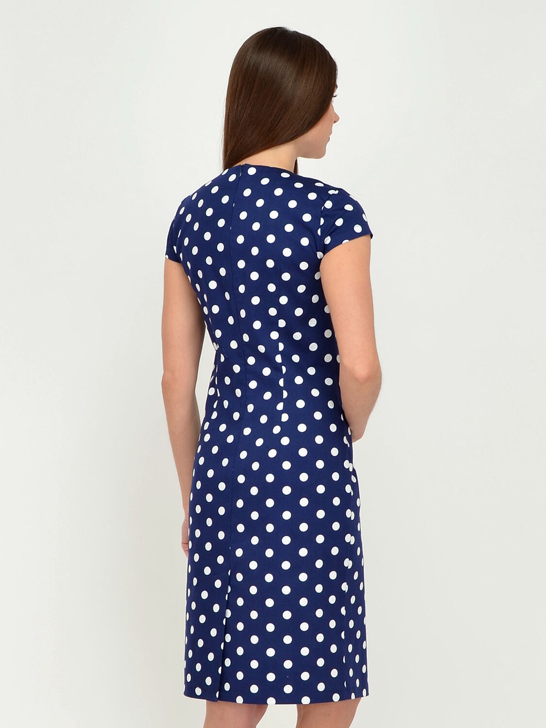 VISERDI Платье 101815 2739-гтск 450670 Синий/горох