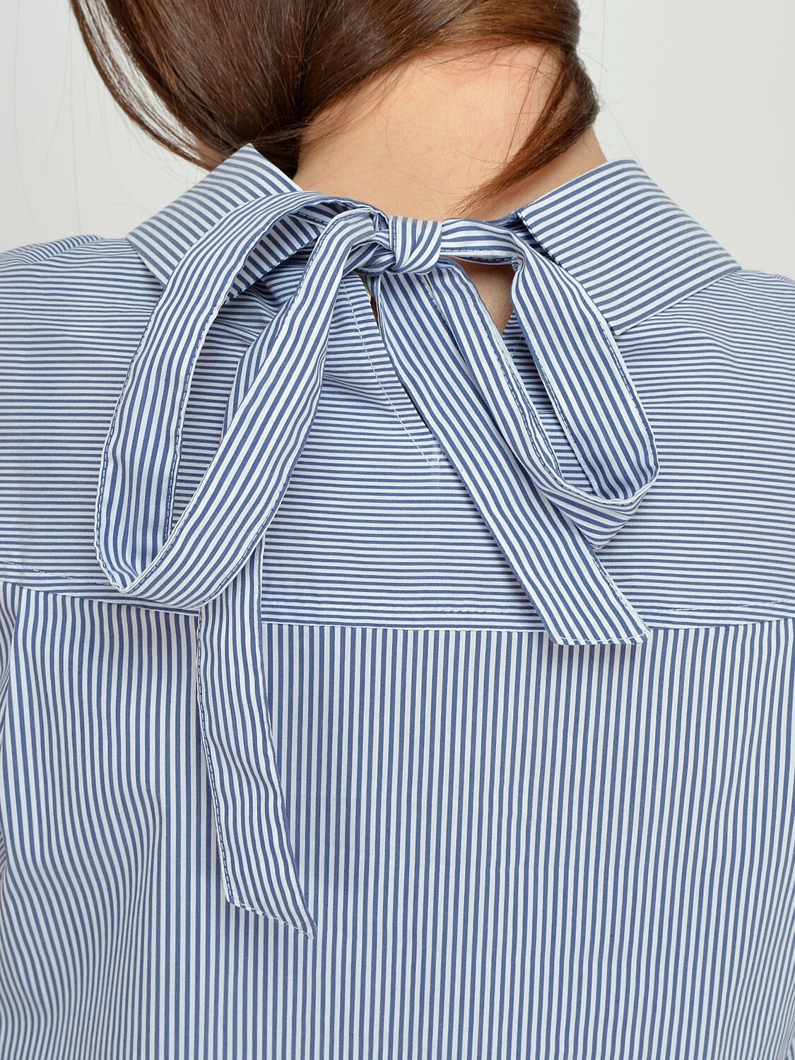 VISERDI Блузка 103594 10104-плс 250750 Полоска/синий