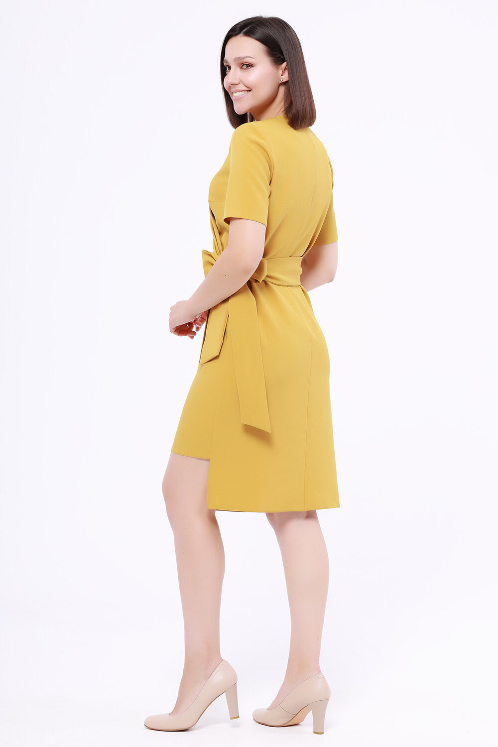 VISERDI Платье 106628 4297-грчч 450995 Горчичный