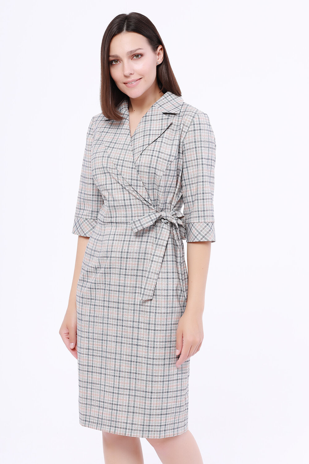 VISERDI Платье 106630 10099-беж 440950 Бежевый/синий