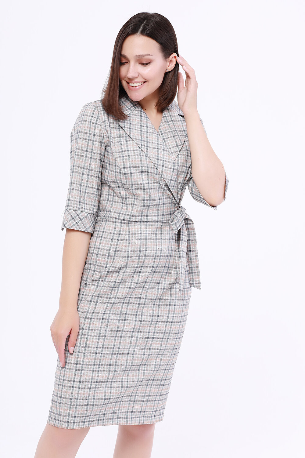 VISERDI Платье 106630 10099-беж 440950 Бежевый/синий