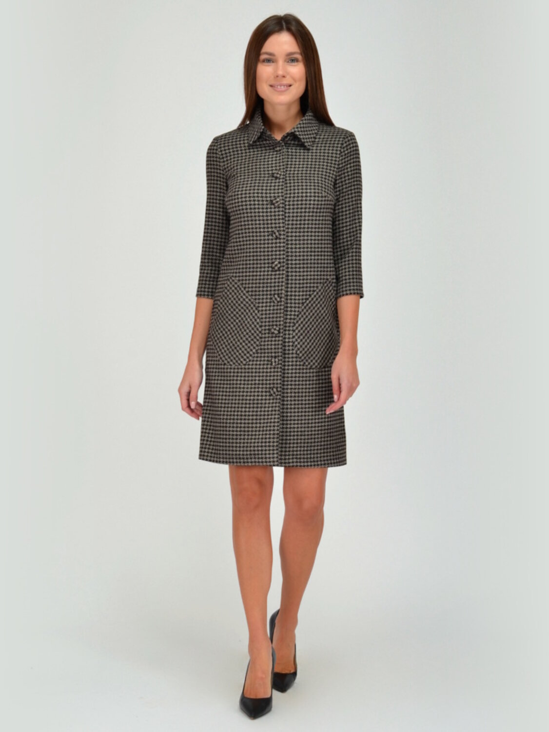 VISERDI Платье 107661 1959-чклл 4191035 Черный/бежевый