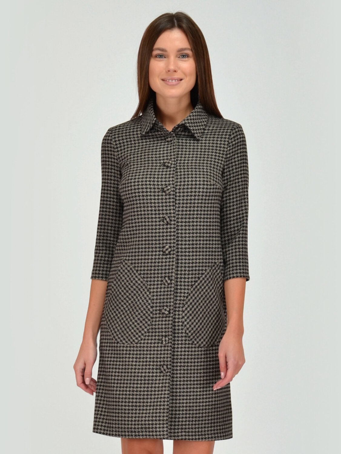 VISERDI Платье 107661 1959-чклл 4191035 Черный/бежевый