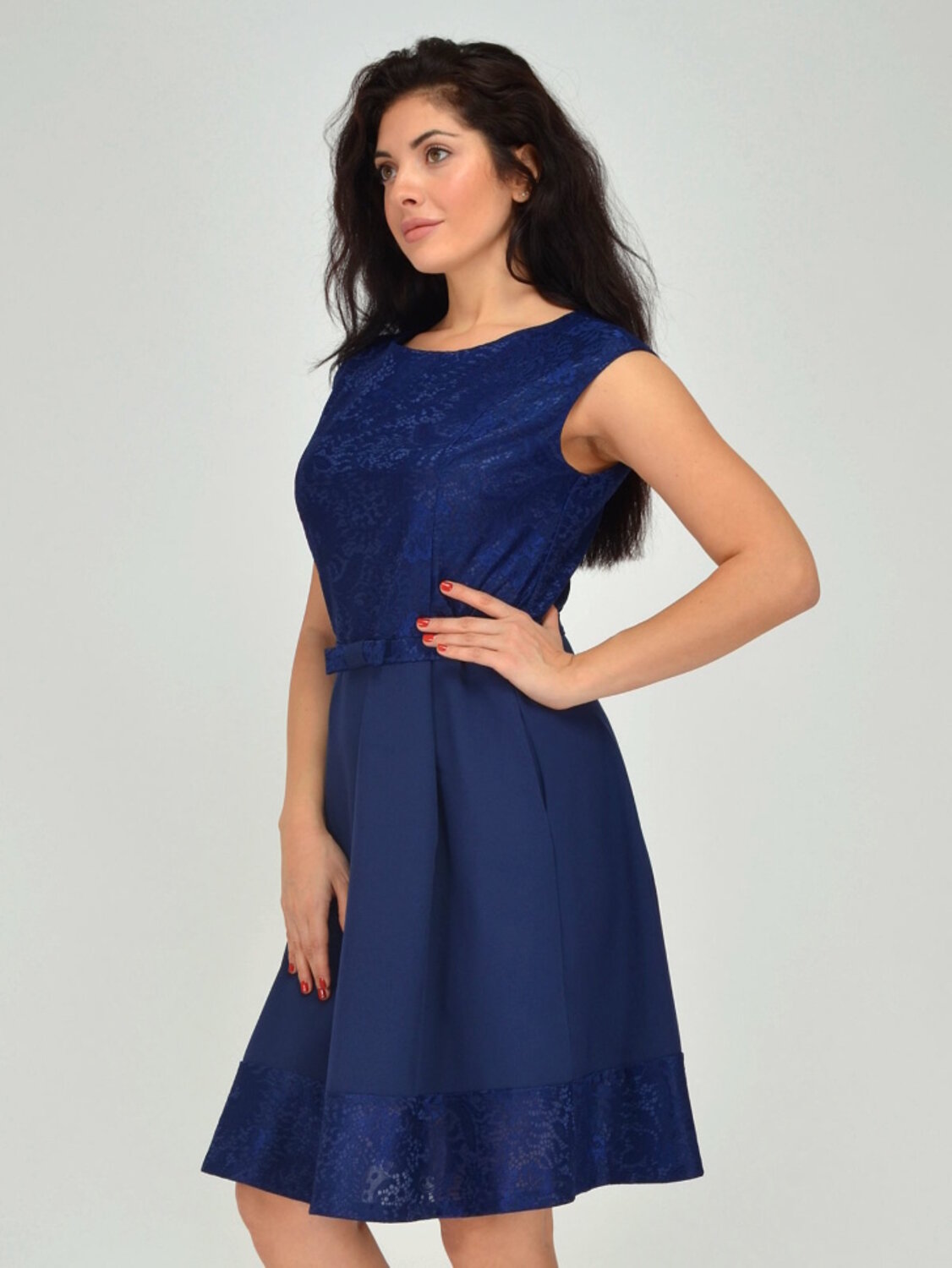 VISERDI Платье 107696 1775-син 419815 Синий