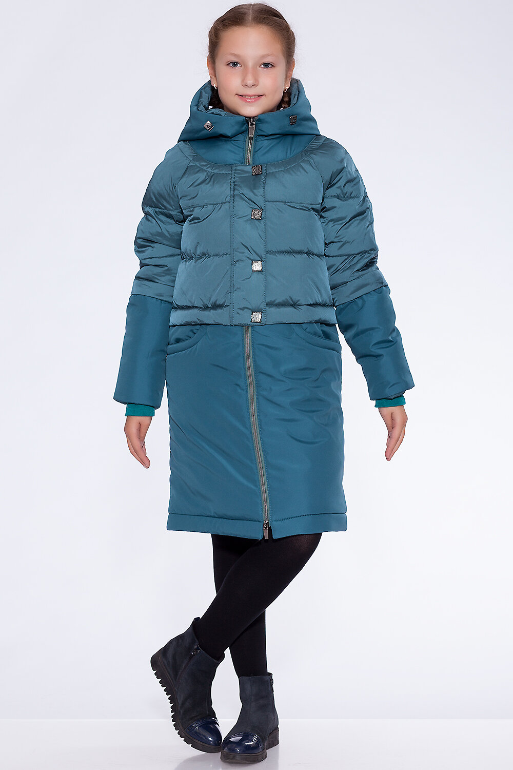 DIMMA Детское пальто 17930 31810 Сине-зеленый