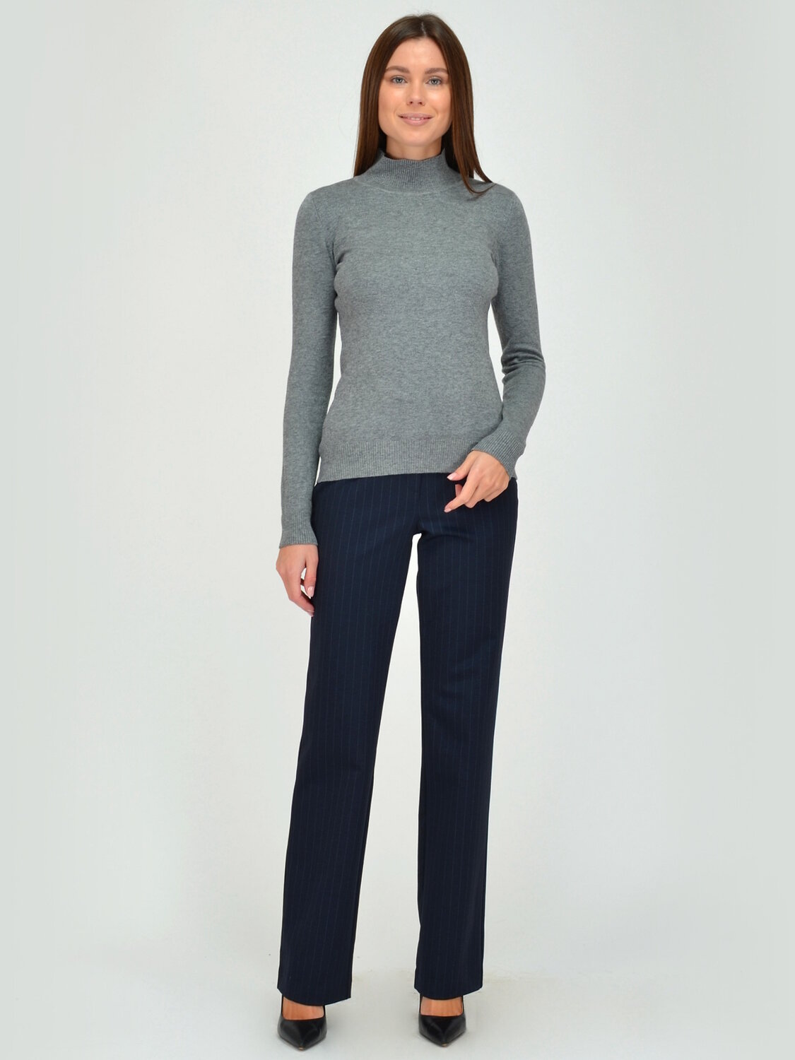 VISERDI Джемпер 120191 7047-сер 119390 серый