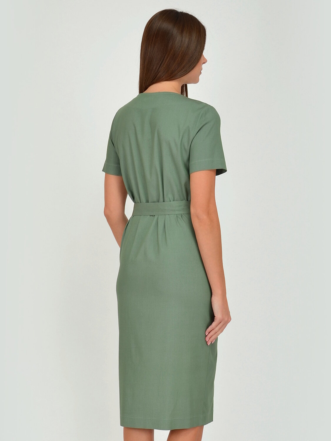 VISERDI Платье 120617 10011-олв 459850 оливковый