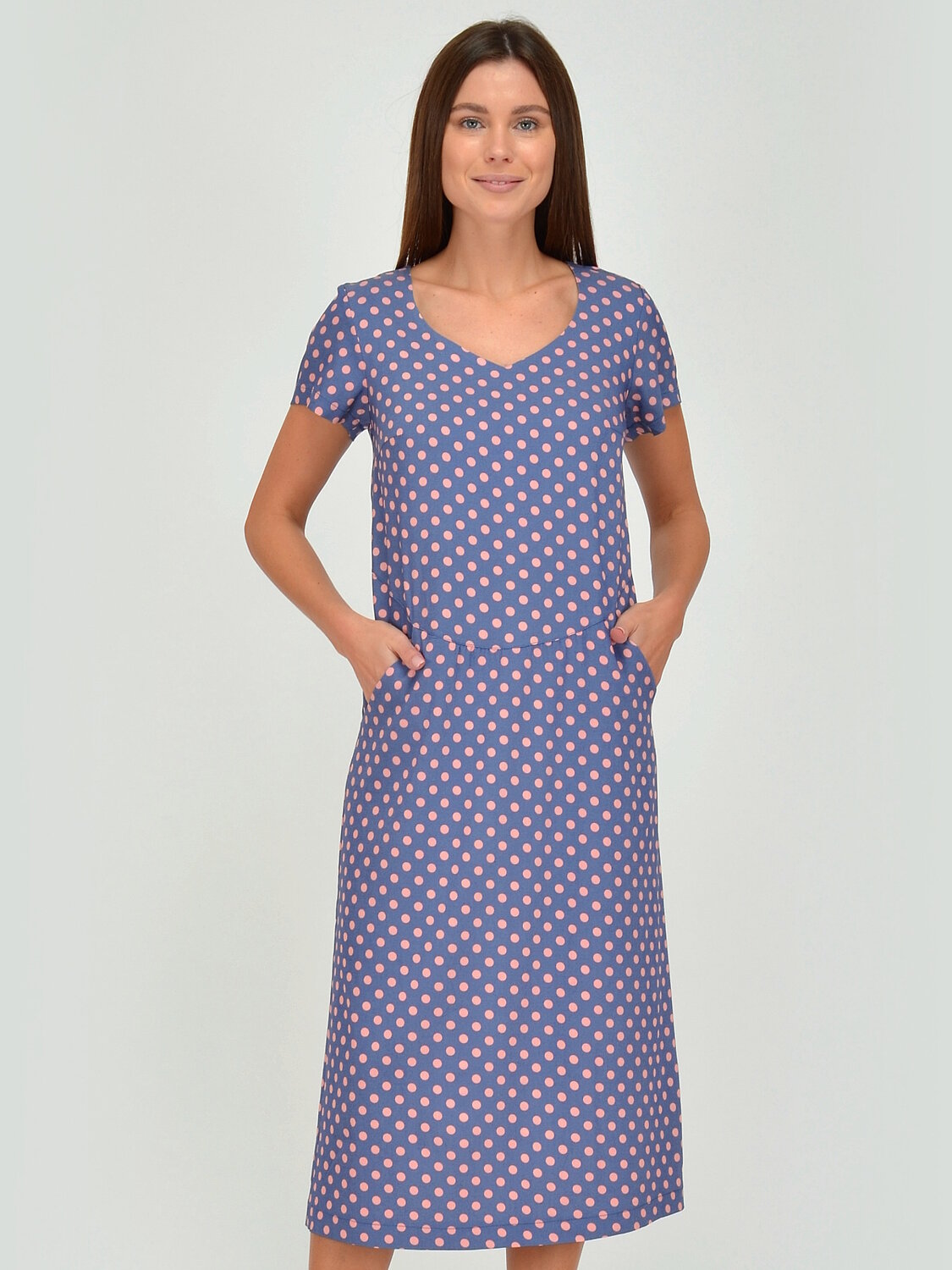 VISERDI Платье 120621 10020-срг 459880 Сине-розовый