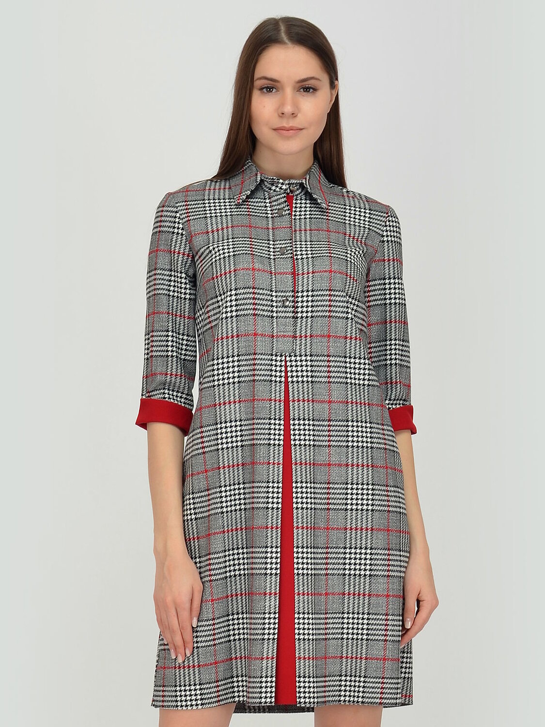 VISERDI Платье 120667 4289-крс 4401130 серый