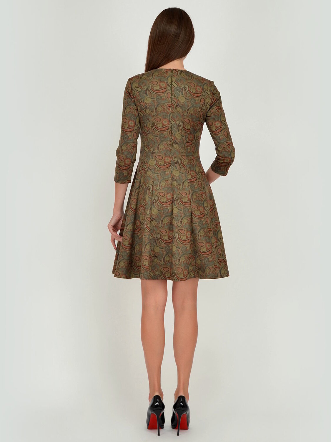 VISERDI Платье 123894 10142-зог 400995 хаки