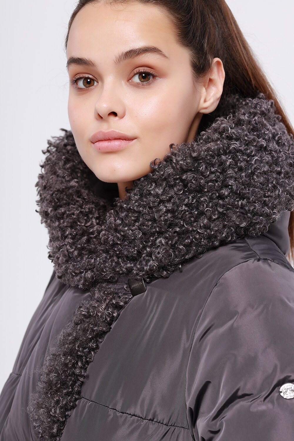 DIMMA Пальто 125072 2109 Серо-сиреневый