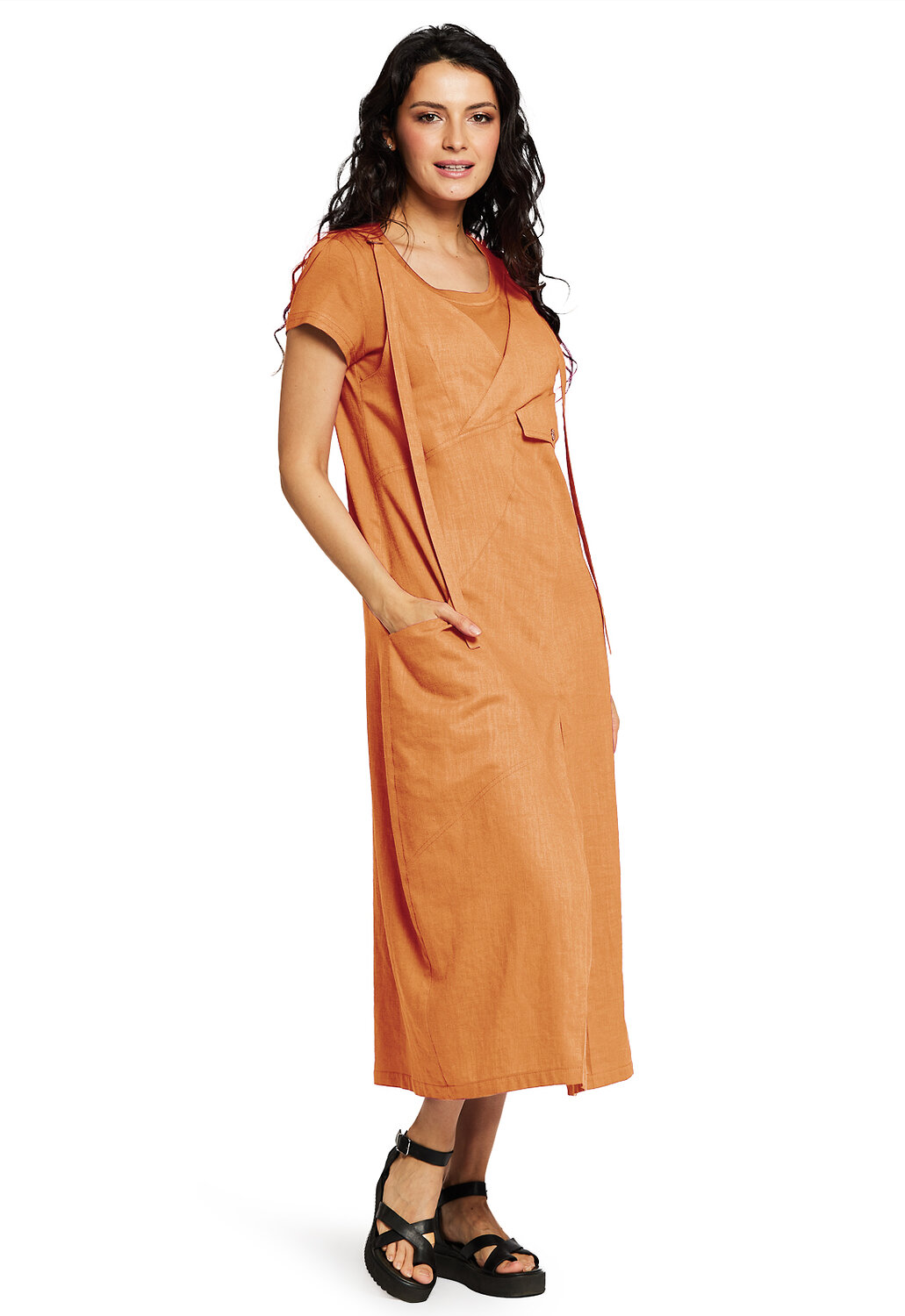 DIMMA Платье 151815 2086 Оранжевый