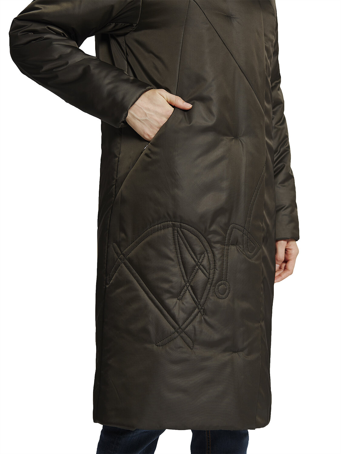 DIMMA Пальто 151928 2118 Темный хаки