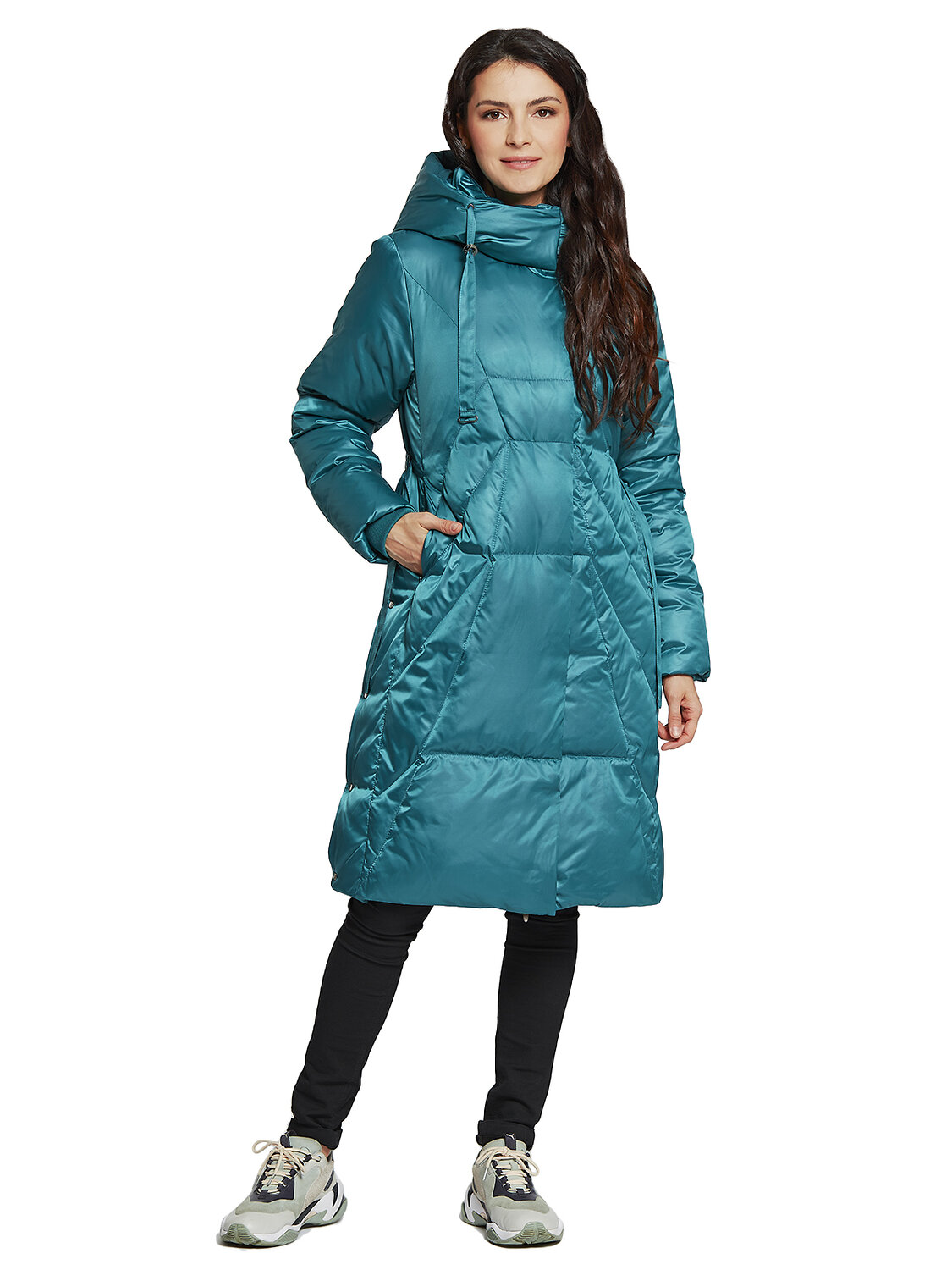 DIMMA Пальто 151931 2119 Бирюзовый