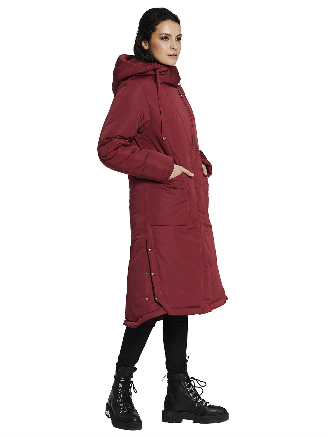 DIMMA Пальто 151951 2121 Бордовый