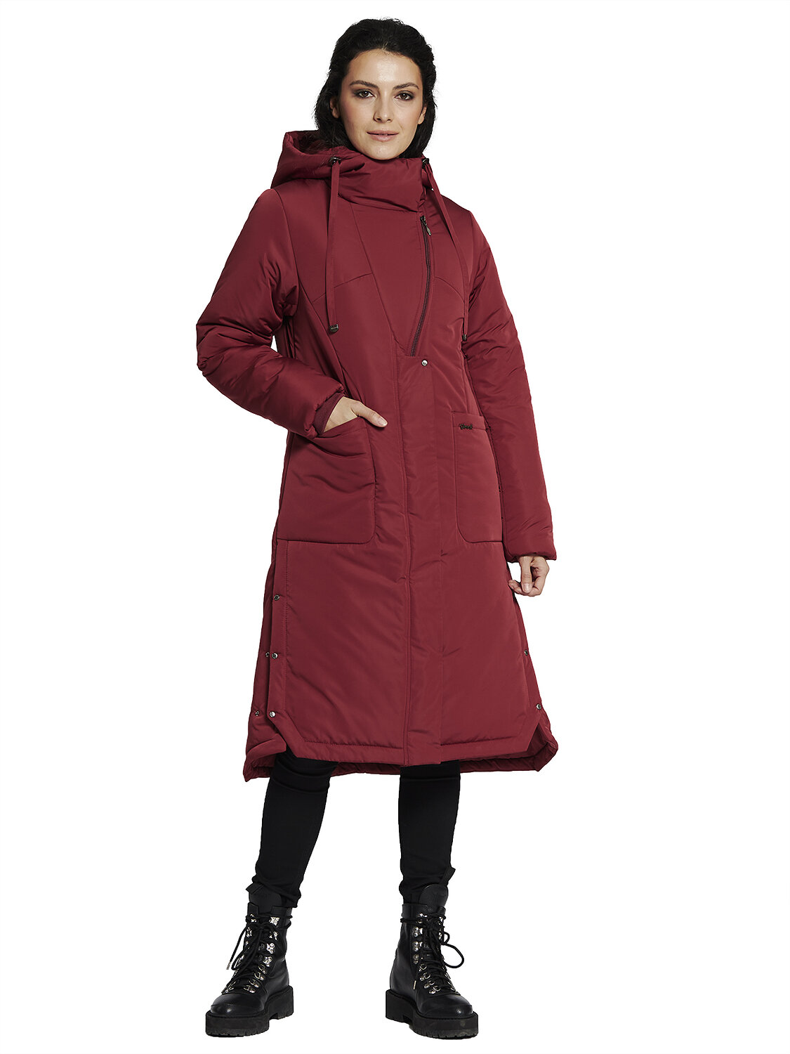 DIMMA Пальто 151951 2121 Бордовый