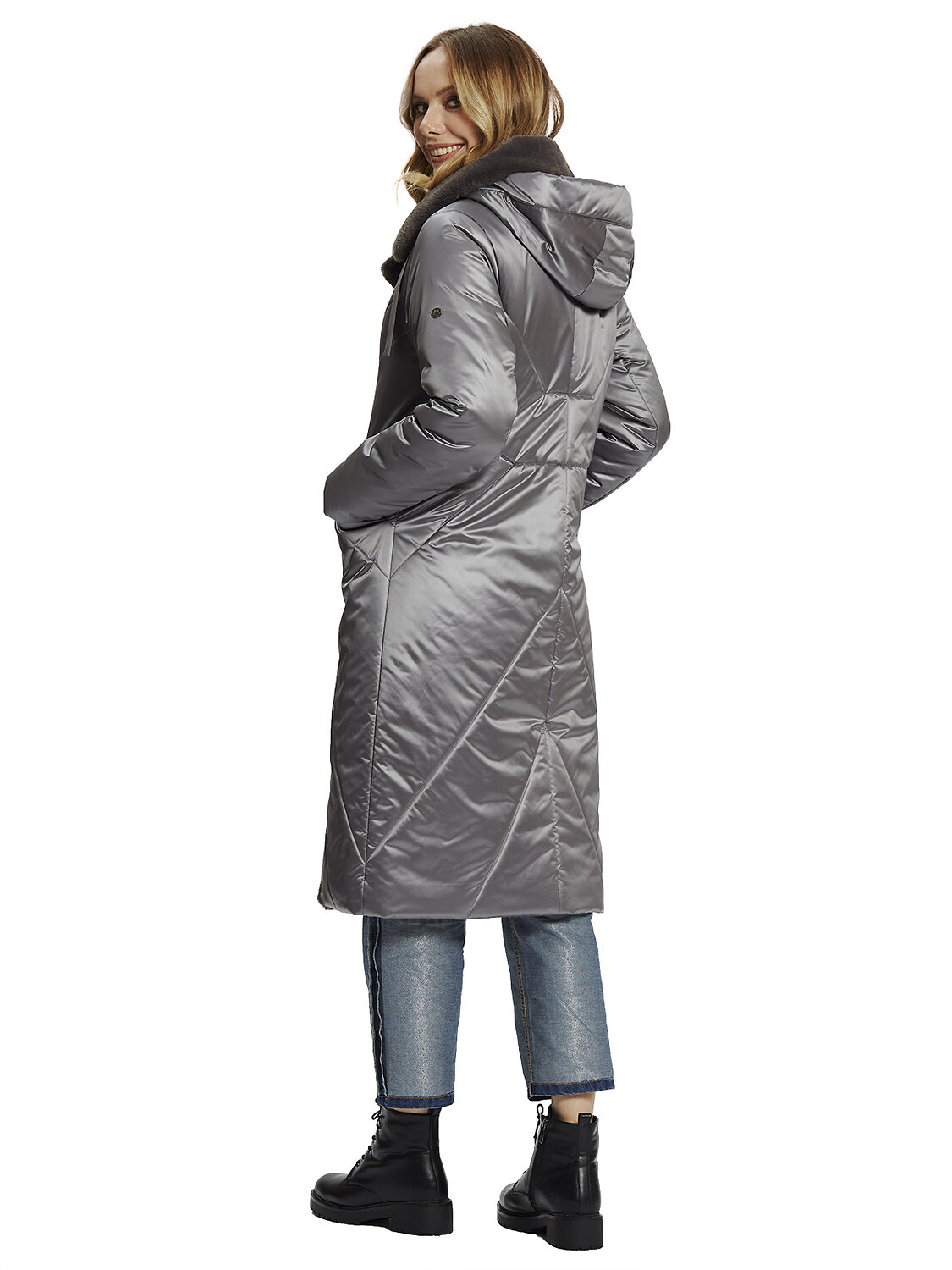 DIMMA Пальто 151956 2122 Серый