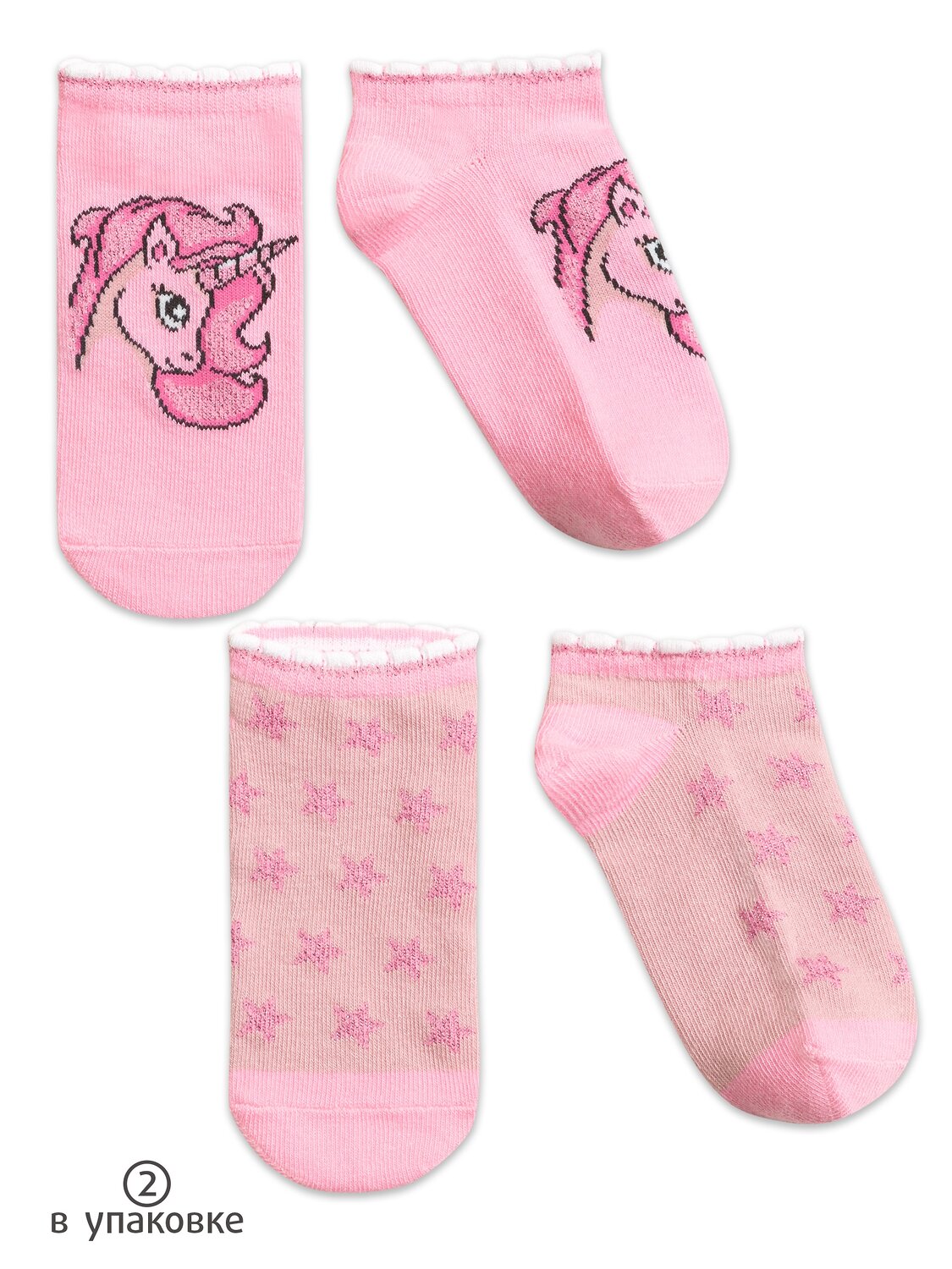 PELICAN Носки 152697 GEGY3221(2) Розовый/лиловый