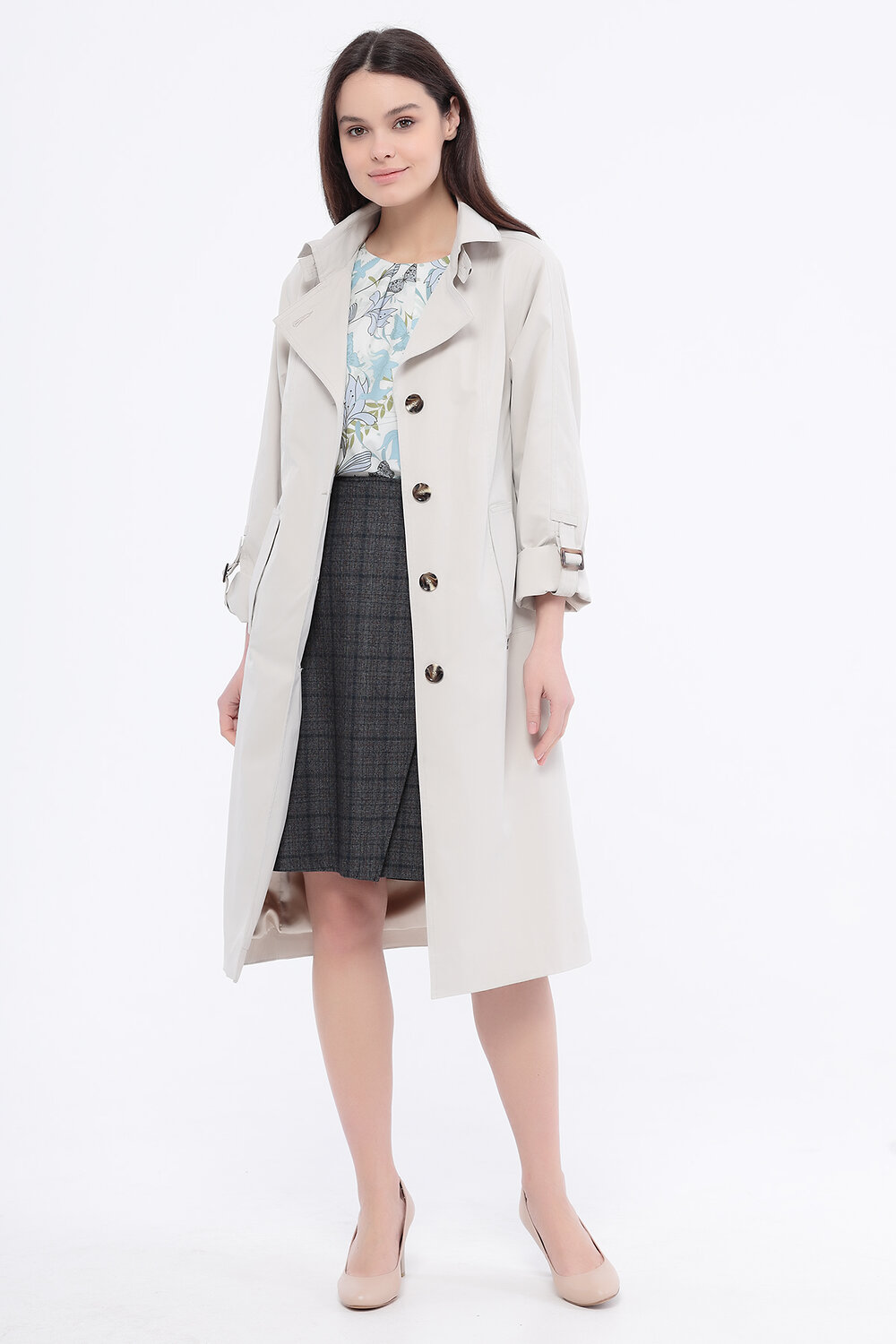 DIMMA Плащ 154010 2133 Слоновая кость