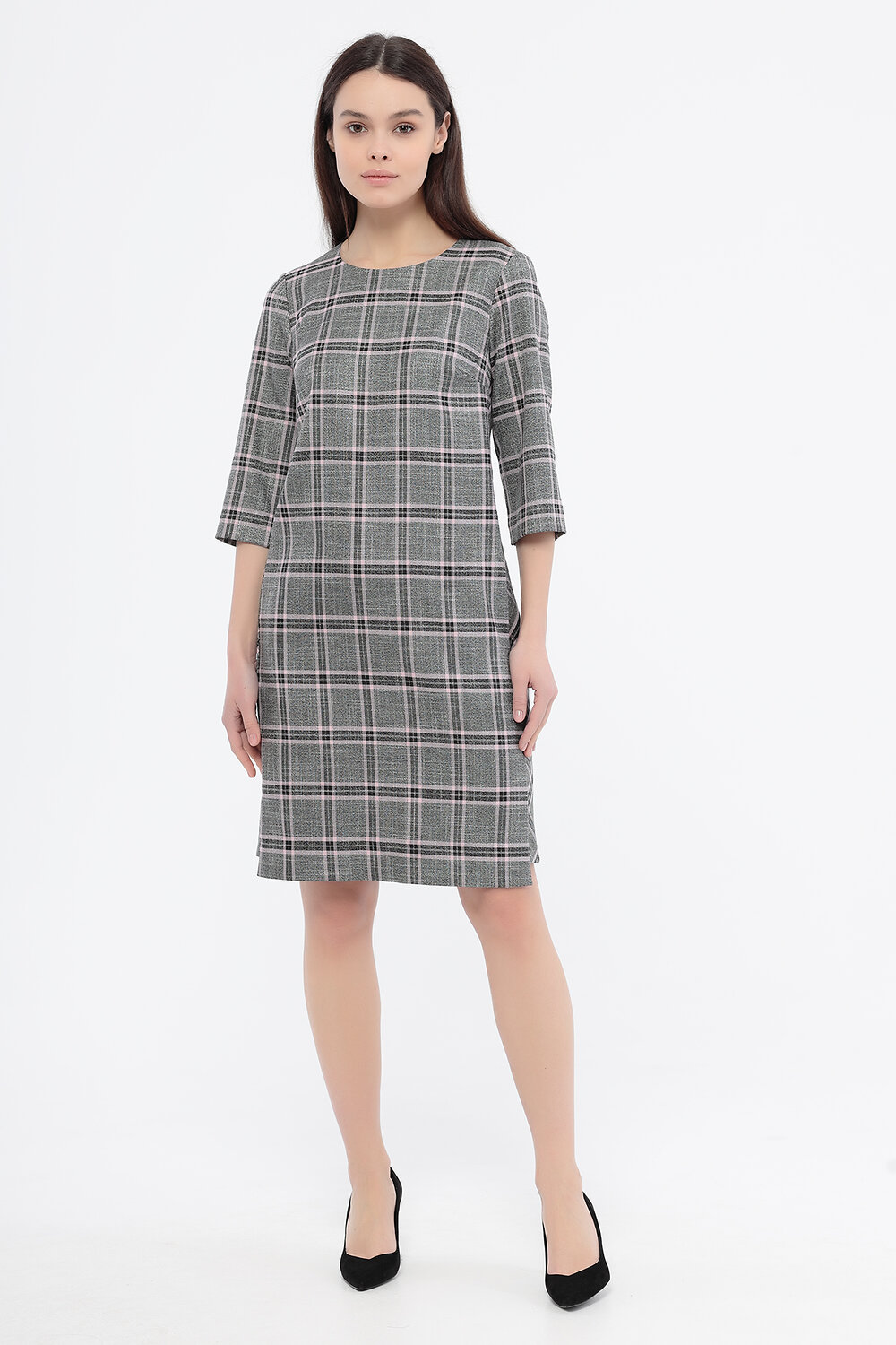 VISERDI Платье 123891 10056-роз 410960 серо-розовый