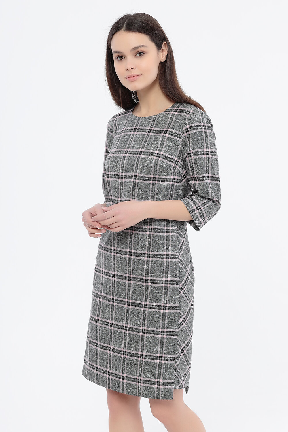 VISERDI Платье 123891 10056-роз 410960 серо-розовый