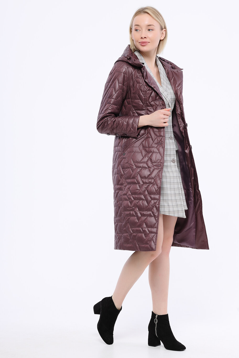 DIMMA Пальто 157926 2150 Баклажановый