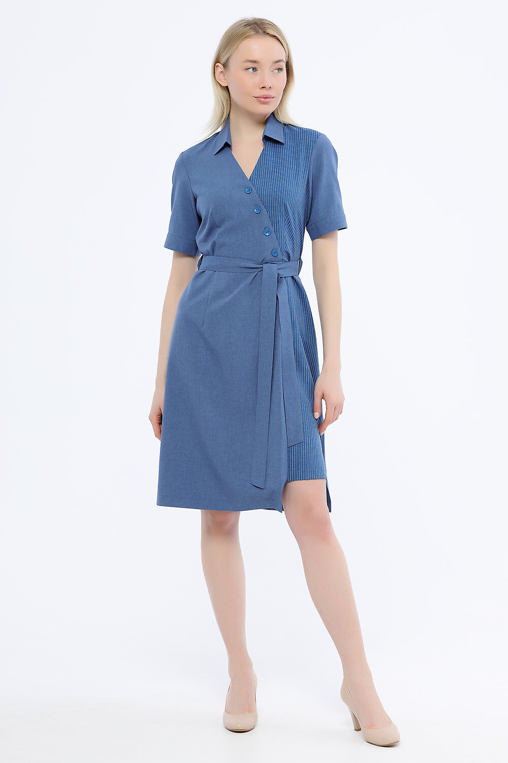 VISERDI Платье 158554 10096-син 441805 синий