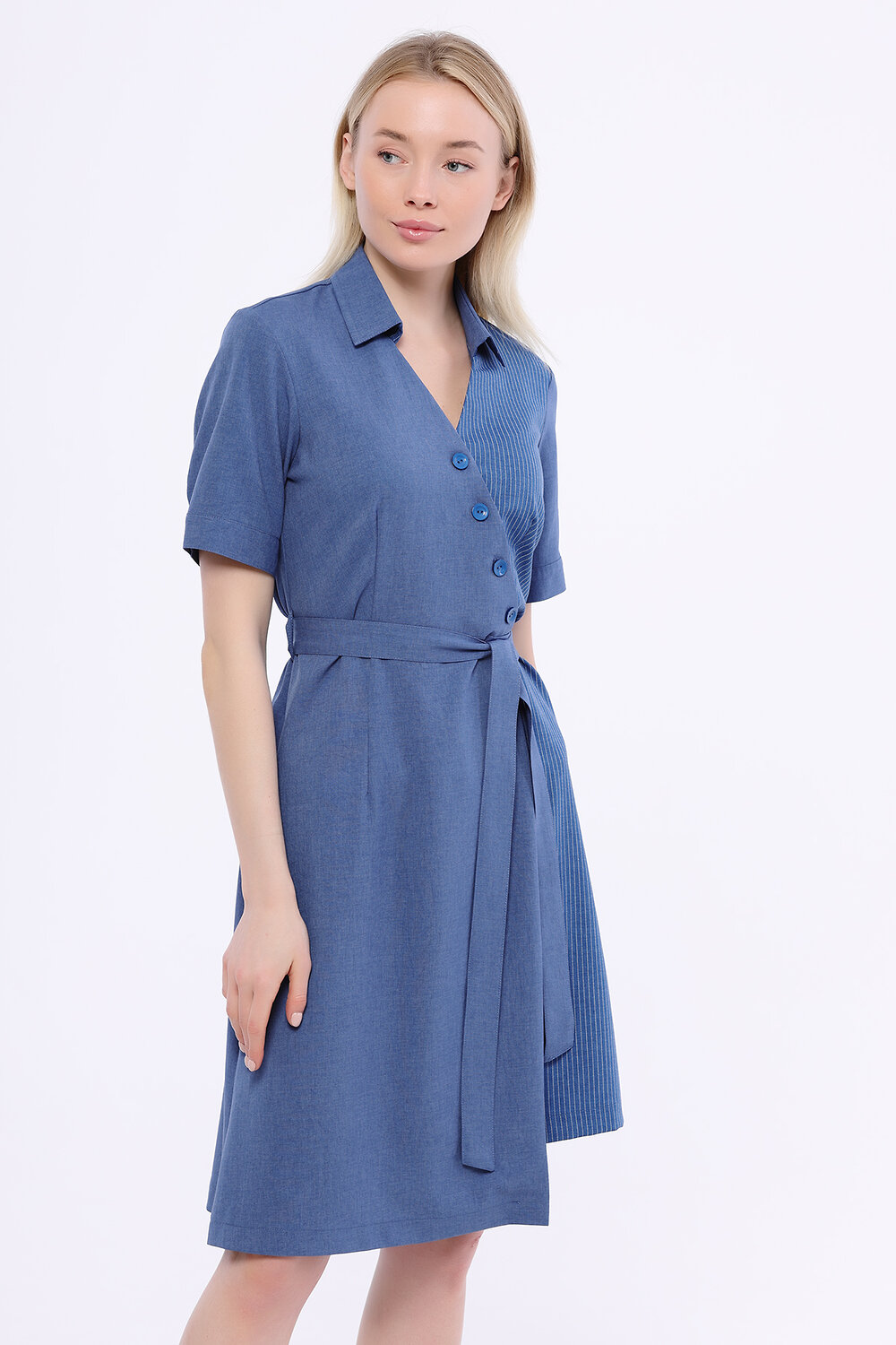 VISERDI Платье 158554 10096-син 441805 синий