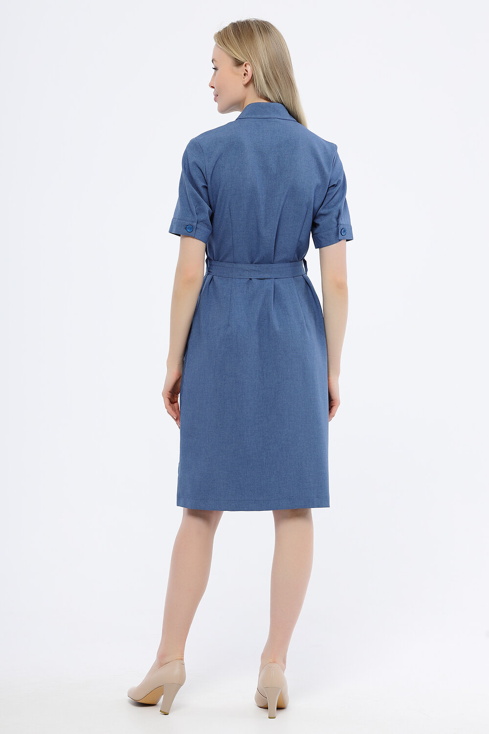 VISERDI Платье 158554 10096-син 441805 синий