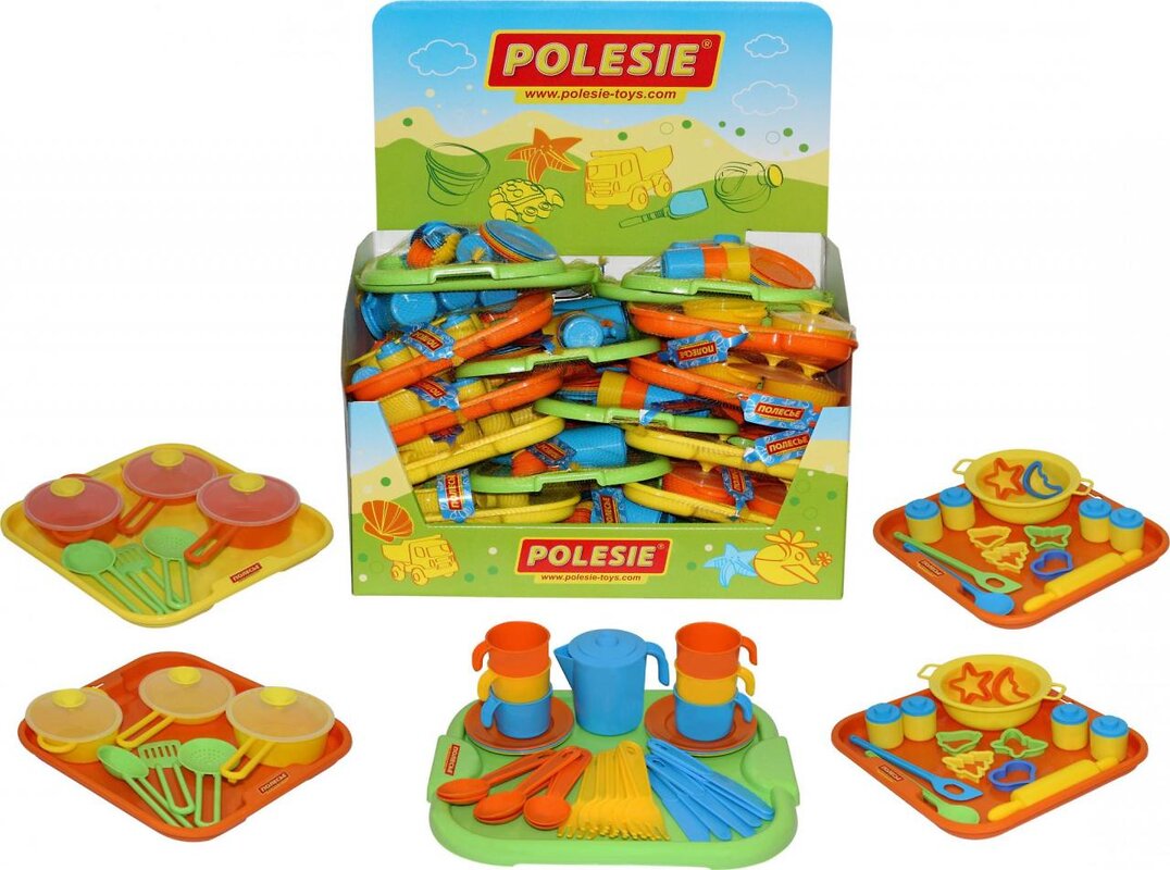 Полесье Набор детской посуды (дисплей №59) Polesie 320078 50304 