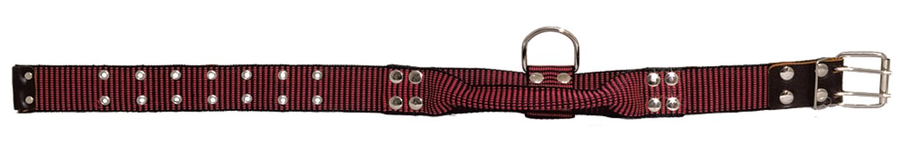 Зооник Ошейник  45 мм с ручкой (лента капроновая, подкладка, полукольцо), 54-75см 409125 10612 